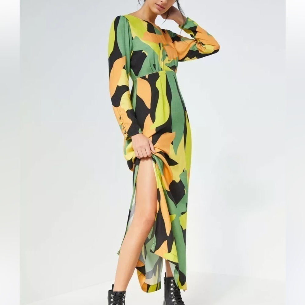 Anthropologie Bl^nk London Marike Maxi Dress Size  SP NEW